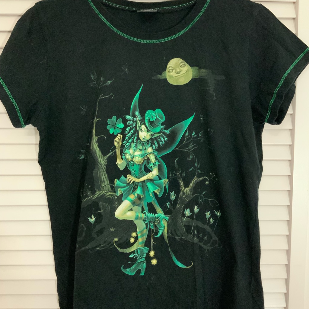 Vintage 80s Truck Fairies Womens Shirt Size Xxl